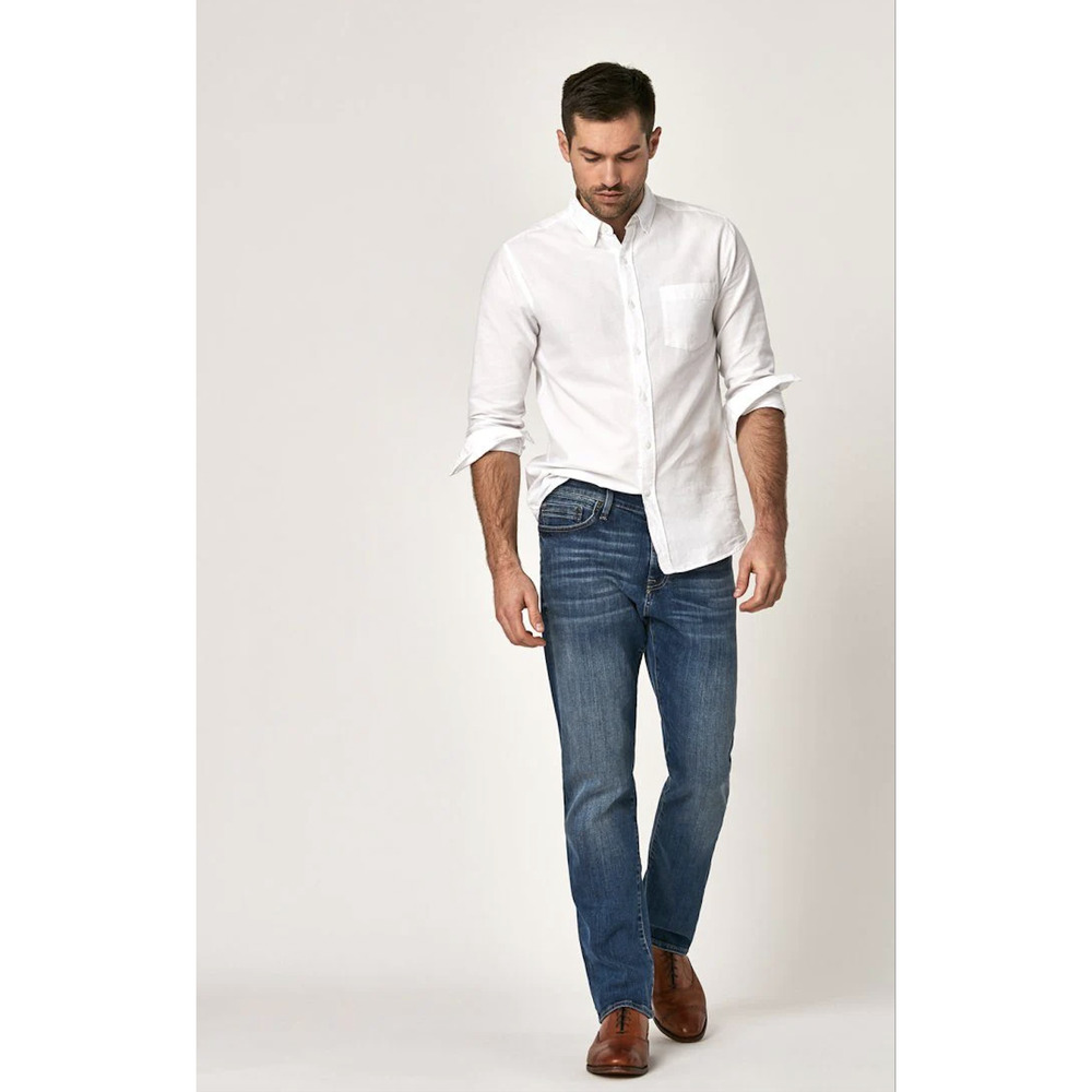 Mavi Original Jeans Matt Mid-Rise Straight Leg Mens Jeans Size 31x32